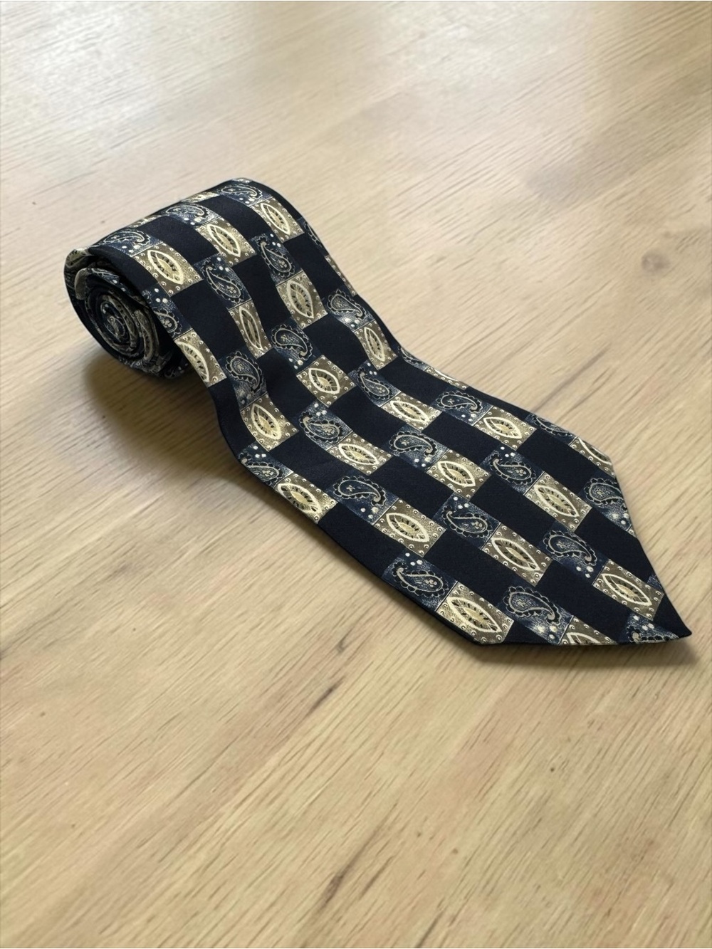 Vintage Courreges Homme 100% Silk Tie